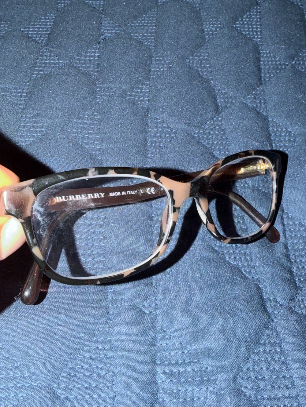 Burberry Women’s Acetate Tortoiseshell Glasses - Black & Brown
